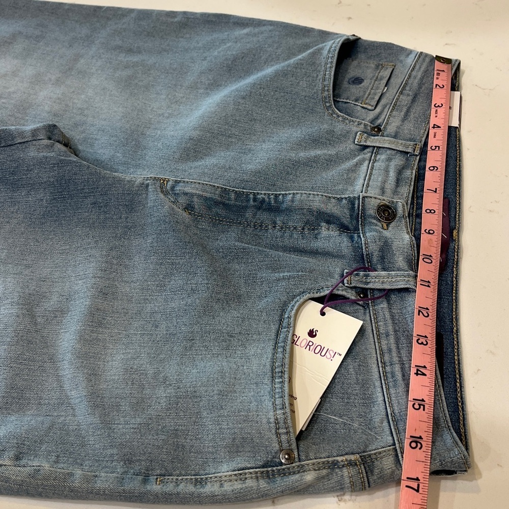 Gloria Vanderbilt Amanda Slimming Jeans Tapered Leg Size 14 NWT - Picture 8 of 11